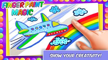 Fingerpaint Magic Draw and Col poster