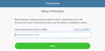 TTA MI Finddevice Mi Cloud Lock Check