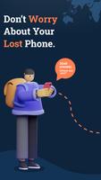 Verlorener Telefon-Tracker Plakat