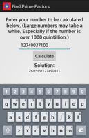 Prime Factorization Calculator Affiche