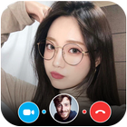 Live Video Call - Chat With Random People-icoon