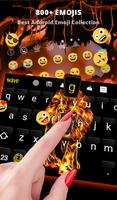 Fire Lion Wallpaper + Keyboard Screenshot 2