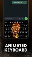 Fire Lion Wallpaper + Keyboard screenshot 2