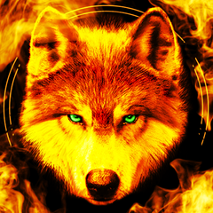 Fire Wallpaper Theme Lone Wolf APK download