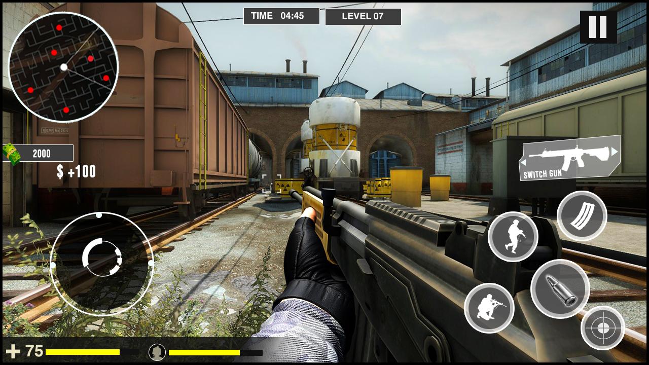 Android 用の カウンターストライクゲーム 無料シューティングゲーム 戦争ゲーム オフライン銃ゲーム 無料です 火災 Apk をダウンロード