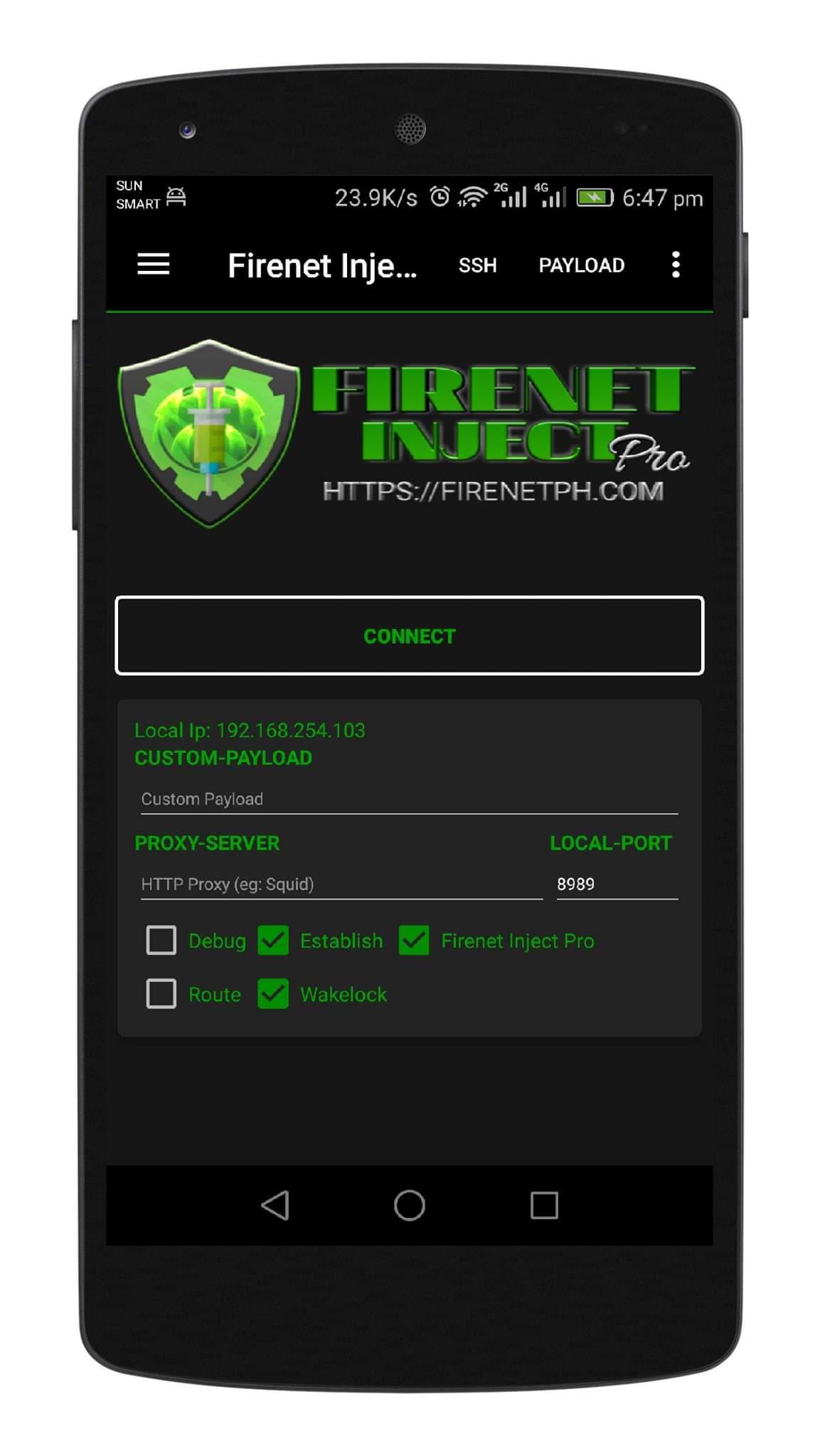 FIRENET INJECT PRO for Android - APK Download - 