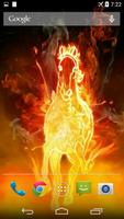 Fire Horse 3D Video Wallpaper capture d'écran 1