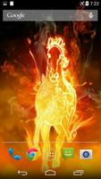 Fire Horse 3D Video Wallpaper capture d'écran 2