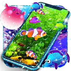 Fondo de peces vivos