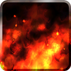 KF Flames Free Live Wallpaper icône