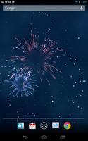 KF Fireworks Live Wallpaper Cartaz