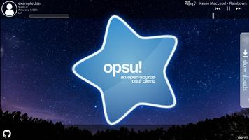 Opsu!(Beatmap player for Andro poster