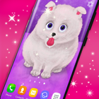 Cute Puppy Live Wallpaper icono
