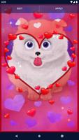Cute Puppy Live Wallpaper ภาพหน้าจอ 1