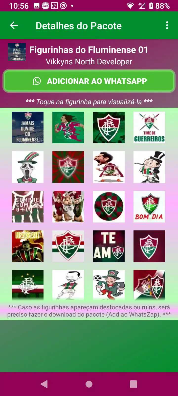 Figurinhas do Fluminense APK pour Android Télécharger
