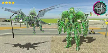 Flying Dragon Robot Transform 