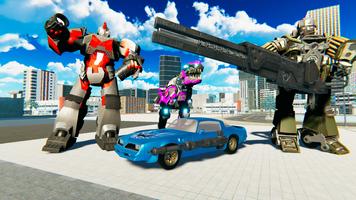 Flying Car Robot Dino Machine imagem de tela 1