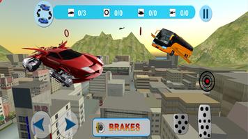 Real Free Flying Car Simulator 3D capture d'écran 3