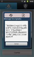 Mensajes Secretos CryptApp captura de pantalla 1