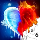 Flame & Ice Paint by Number APK