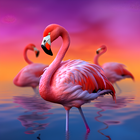 HD Flamingo Bird Wallpaper icon
