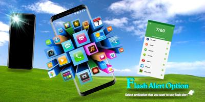 برنامه‌نما Flash Alerts On Call & SMS - Ringing Flashlight عکس از صفحه