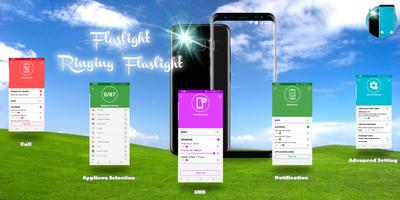 Flash Alerts On Call & SMS - Ringing Flashlight capture d'écran 2