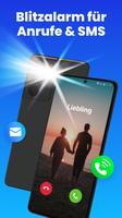 LED-Blitz bei Anruf und SMS Plakat