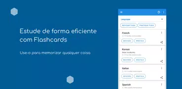 Flashcards - Estude e memorize