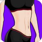 Female Flat Stomach Workout أيقونة