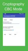 Cryptography Tool [AES256/CBC/ Screenshot 1