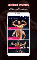 Body Builder Home Exercise Affiche