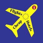 Cheap Flights, hotels: search and book आइकन