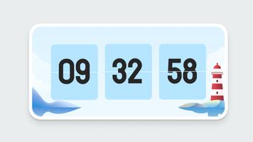 Fliqlo & FlipClock - zen clock screenshot 2