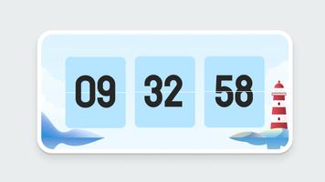 Fliqlo & FlipClock - zen clock capture d'écran 2