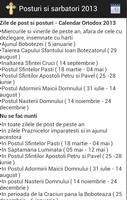 Calendar Ortodox Ekran Görüntüsü 2