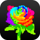 Flower Color By Number: Pixel Art Flower APK
