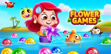 Bubble Shooter - Blumenspiele