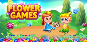 Flower Games - Bubble Pop