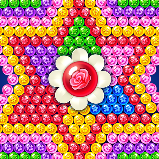 Bubble Shooter - Blumenspiele