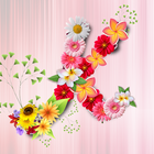 Flower Alphabet Wallpaper simgesi