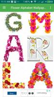 Flower Alphabet Wallpaper imagem de tela 2