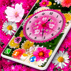 Icona Flower Blossoms Spring Clock