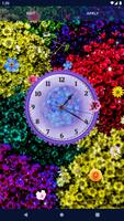 Flower Blossoms Spring Clock imagem de tela 3