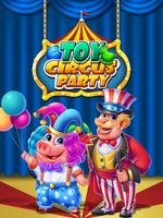 Spielzeug Zirkus Party Plakat