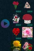 Flowers Animated Stickers WAStickerApps capture d'écran 1