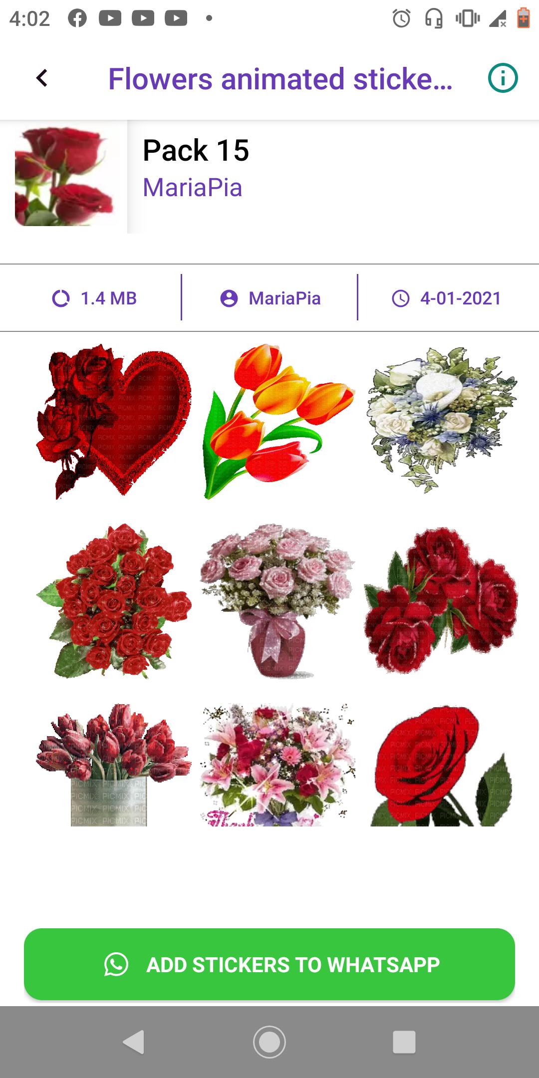 Стикеры телеграмм цветы скачать фото 42