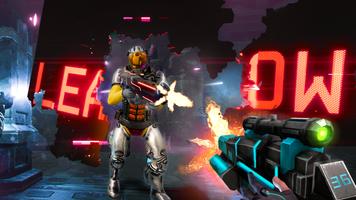FPS Cyberpunk Shooting Game تصوير الشاشة 1