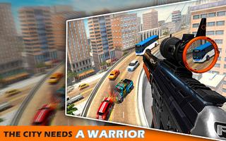 Francotirador FPS: City Hunter captura de pantalla 3