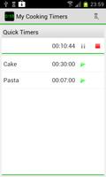 My Cooking Timers captura de pantalla 2